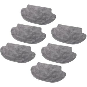 Cleaning Cloths 6-Pack compatible with Cecotec Conga 3490/4090, 3290, 3390, 3490, 3690 Robotic Vacuum Cleaner - Vhbw