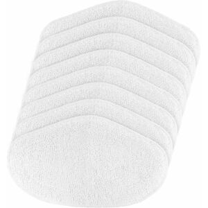 TINOR Washable Replacement Mops for Polti Vaporetto Vaporforce Brush for All Surfaces, 8 Pack