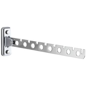 CYSLMUK 1 Pcs Stainless Steel Folding Wall Mounted Clothes Drying Racks - Wall Mounted Hanger for Clothes, Laundry - Ideal for Bedroom, Living Room, Balcony