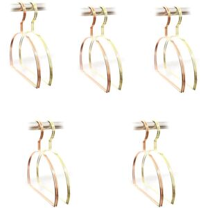 TLILY 10Pcs/Lot Multifunctional Scarf Belt Round Clothes Hangers Iron Metal Hanger
