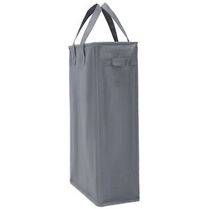 Linghhang - 45L Laundry Baskets with Handles(Dark Grey), Foldable Slim Laundry Hamper Oxford Cloth Laundry Bag Rectangular Laundry Baskets Storage