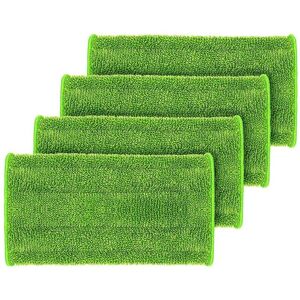 Tlily - 4PCS Microfiber Reusable Mop Pads Compatible for Wetjet Washable Absorbent Refills