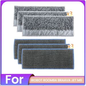 Tlily - 6PCS Mop Wet and Dry Cloth Kit for M6 Sweeping Robot Accessories Replacement Cleaning