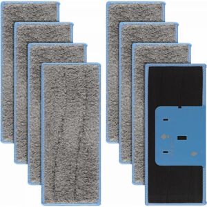 CYSLMUK 8 Pack Washable Mop Pads for iRobot Braava Jet M6134, Washable Mop Pads for iRobot Braava M6, Reusable Mop Pads