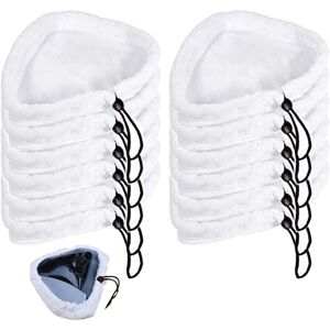 Linghhang - Cleaning Pads Cloths,12 Pack Triangular Steam Mop Pads Universal Microfiber Cleaning Pads Washable Mops with Other Steam Mops Replacement