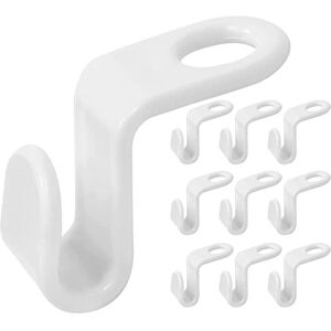 Tlily - Clothes Hanger Connector Hooks Space Saving Hanger Extender Closet Organizer for Shirt Hangers Wooden Hanger (60 Pack)