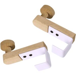 Csparkv - 2Pcs Door Behind Hook Door Hooks For Hanging Over The Door Towel Rack Hanger Organizer Hat Hooks Over The Door Coat Hook