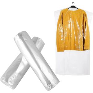 Longziming - Garment Cover, 50 Pieces 60cm x 100cm Dry Cleaning Bags Garment Clothes Disposable Protective Cover Dustproof Suit Bag-