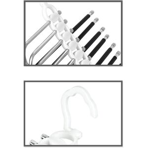 TLILY Multifunctional Multi Layer Stainless Steel Pants Rack Home Storage Hanger Telescopic Folding Pants