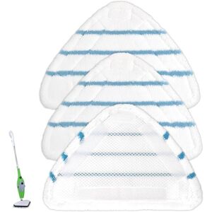 Gotrays - Pack of 3 Steam Mop Replacement Floor Cloths Compatible with Steam Cleaners Suitable for All Types of Flooring Microfiber Covers Steam Mop