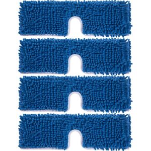 CYSLMUK 4 Pack Padded Replacement Heads for Dual Action Microfiber Mop Systems, Replacement Heads for Wet and Dry Use, Double-Sided Surface Machine Washable