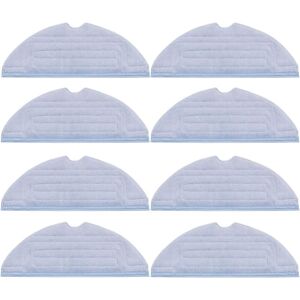 MEMKEY Pack of 8 replacement cloths for Roborock S7 T7S T7S puls G10 accessories, soft microfiber, washable and reusable