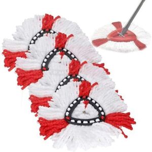 Gotrays - Set of 4 replacement heads for 2-in-1 mop