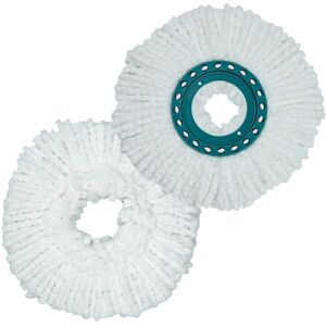 SOLLBRY Clean Twist Disc Mop Replacement Heads, 2 Pack, Ideal for Tiles and Stone Floors, Water and Dirt Absorbent Microfiber, Replacement Mop Pads, Easy to