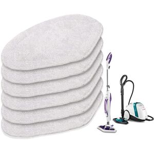 Sollbry - Pack of 6 Replacement Cloths for Polti Vaporetto Vaporforce Brush SV440 SV450 SV400 SV420 Smart 100 Washable Replacement Mops