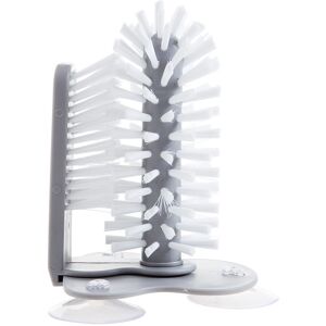 Sollbry - Pieces Glass Cleaning Brush, Double Sided Glass Brush, Glass Washing Brush with Suction Cup, Suitable for Bars, Kitchen Sinks