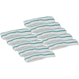 vhbw 10x Replacement Cover Scrubber Sleeve compatible with Leifheit Window Washer M Window Cleaner Squeegee - Mop Attachment Cloth Pad