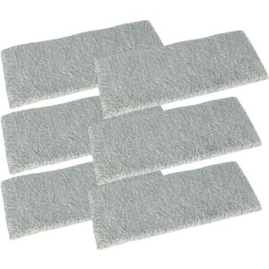vhbw 6x Replacement Cover Scrubber Sleeve compatible with Vorwerk Kobold GC100, VG100, MF100 Window Cleaner Squeegee - Mop Attachment Cloth Pad