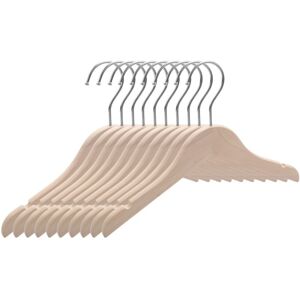 TLILY Wooden Children's/Children's Hangers (10 Pack) Smooth and Baby/Parenting Hangers-12.5 Inch-Space Saving, 360 ° Hooks Cutouts-perfect for Toddler Dress