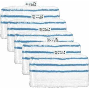 ZVD- Pack of 5 Rectangular Microfiber Cloths for Black+Decker Steam Mops - Alternative to FSMP20 - Genuine Product for