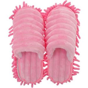 MCBOSON 1 pair of unisex slippers for floor cleaning and dusting - Size S 35-37 (pink) MCBOSON 1 pair of unisex slippers for floor cleaning and dusting - Size S 35-37 (pink)