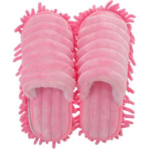 Linghhang - 1 Pair Unisex Floor Cleaning Dusting Slippers - Size m 38-41 (Pink) Linghhang - 1 Pair Unisex Floor Cleaning Dusting Slippers - Size m 38-41 (Pink)