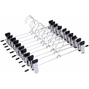 BRIDAY 10 Pieces Trouser Hangers Durable and Sturdy Skirt Hangers Trouser Hangers with Clips Loose Trouser Hangers Trouser Hangers Clothes Hangers BRIDAY 10 Pieces Trouser Hangers Durable and Sturdy Skirt Hangers Trouser Hangers with Clips Loose Trouser Hangers Trouser Hangers Clothes Hangers