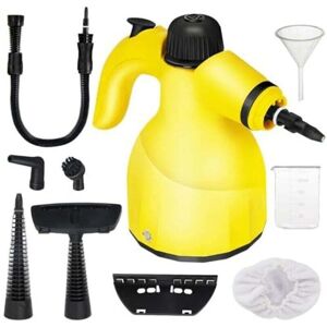 TEHTUY 1000W portable steam cleaner with 9 stain-removing accessories, eliminates grease, car seats, windows and much more, sofa stain remover, 350ml tank TEHTUY 1000W portable steam cleaner with 9 stain-removing accessories, eliminates grease, car seats, windows and much more, sofa stain remover, 350ml tank