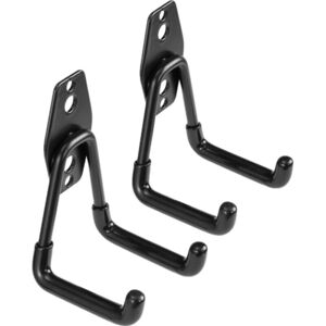 2PCS Wall Mount Utility Hooks, Heavy Duty Garage Storage Hooks, Steel Hooks for Garden Tools 2PCS Wall Mount Utility Hooks, Heavy Duty Garage Storage Hooks, Steel Hooks for Garden Tools
