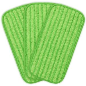 MCBOSON 3 adaptable pieces Swiffer WetJet flat sticky snap mog set 12 inch mog reusable floor cleaning cloth MCBOSON 3 adaptable pieces Swiffer WetJet flat sticky snap mog set 12 inch mog reusable floor cleaning cloth