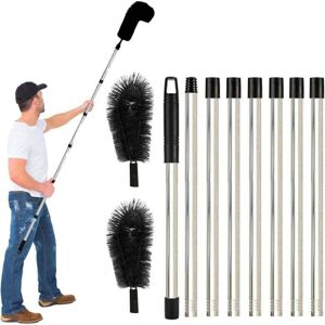 TORMATOR 3.1M Gutter Cleaning Brush, Telescopic Cleaning Pole, Telescopic Roof Brush with Extendable Handle, Broom TORMATOR 3.1M Gutter Cleaning Brush, Telescopic Cleaning Pole, Telescopic Roof Brush with Extendable Handle, Broom