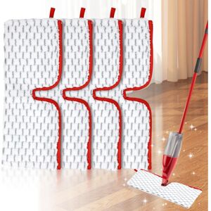 WOIYIC 4 Pack 1-2 Spray Max Replacement Mop Heads Compatible with Vileda ProMist Max, Reusable Microfiber Mop Heads for Wet and Dry Use, Double-Sided WOIYIC 4 Pack 1-2 Spray Max Replacement Mop Heads Compatible with Vileda ProMist Max, Reusable Microfiber Mop Heads for Wet and Dry Use, Double-Sided