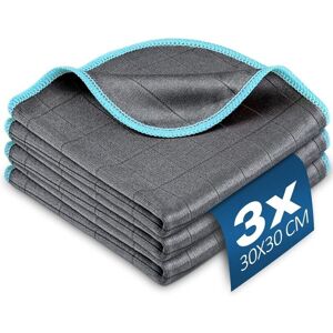 TEHTUY 400GSM Microfiber Carbon Magic Cloth, Streak-Free Absorbent Polishing Towel, Glass Cleaning Cloth for Windows, Glasses, Dishes, Kitchen, Household, TEHTUY 400GSM Microfiber Carbon Magic Cloth, Streak-Free Absorbent Polishing Towel, Glass Cleaning Cloth for Windows, Glasses, Dishes, Kitchen, Household,