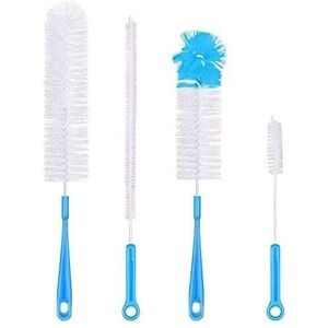 MEMKEY 4pcs Multipurpose Bottle Brush with Long Handle, Beer Bottle Cleaning Brush, Sports Bottle Brush, Drinking Straw Cleaning Brush, Spout Cleaning Brush MEMKEY 4pcs Multipurpose Bottle Brush with Long Handle, Beer Bottle Cleaning Brush, Sports Bottle Brush, Drinking Straw Cleaning Brush, Spout Cleaning Brush