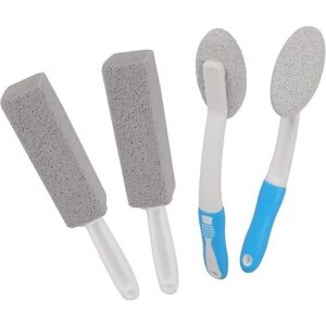 TORMATOR 4PCS Pumice Stone Toilet Brush Cleaning Stone with Handle for Cleaning Bathroom Toilet Swimming Pool Hob TORMATOR 4PCS Pumice Stone Toilet Brush Cleaning Stone with Handle for Cleaning Bathroom Toilet Swimming Pool Hob