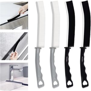 LINGHHANG 4Pcs Tile Grout Brushes (2 Colors), Bathroom Cleaning Brush, Great for Grooves, Crevices and Dirt in Crevices LINGHHANG 4Pcs Tile Grout Brushes (2 Colors), Bathroom Cleaning Brush, Great for Grooves, Crevices and Dirt in Crevices