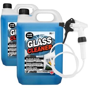 STORM TRADING GROUP 4 x 5 Litre Glass & Window Cleaner With Convenient Long Hose Trigger STORM TRADING GROUP 4 x 5 Litre Glass & Window Cleaner With Convenient Long Hose Trigger