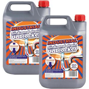 STORM TRADING GROUP 2 x 5 Litre Heavy Duty Sink & Drain Unblocker STORM TRADING GROUP 2 x 5 Litre Heavy Duty Sink & Drain Unblocker