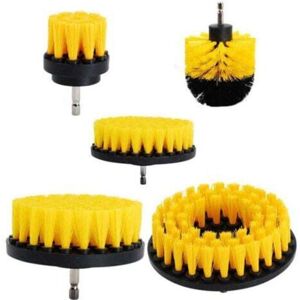 5-Piece Drill Brush Set, Drill Brush Cleaning Tool Kit, Drill Brush for Bathroom Surfaces, Floors, Bathtub Tiles and Cars (Set of 5 (2" 3.5" 4" solid 5-Piece Drill Brush Set, Drill Brush Cleaning Tool Kit, Drill Brush for Bathroom Surfaces, Floors, Bathtub Tiles and Cars (Set of 5 (2" 3.5" 4" solid