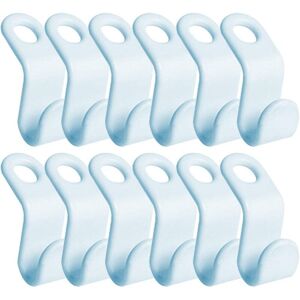 Linghhang - 56 Mini Cascading Hangers, Connecting Hooks for Hangers, Space Saving in Closets (Sky Blue) Linghhang - 56 Mini Cascading Hangers, Connecting Hooks for Hangers, Space Saving in Closets (Sky Blue)