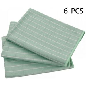 LINGHHANG 6pcs 40x40CM Green Bamboo Microfiber Cloth for Windows Mirrors Tiles Bodywork Bamboo Glass Household Bathroom LINGHHANG 6pcs 40x40CM Green Bamboo Microfiber Cloth for Windows Mirrors Tiles Bodywork Bamboo Glass Household Bathroom