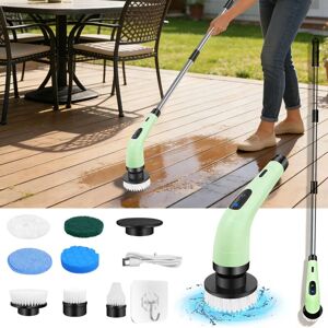 DAY PLUS 7 in 1 Electric Spin Scrubber Cordless Scrub Brush Cleaning Shower Tub Floor NEW DAY PLUS 7 in 1 Electric Spin Scrubber Cordless Scrub Brush Cleaning Shower Tub Floor NEW