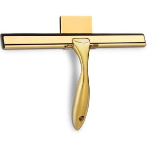 TEHTUY All-purpose shower squeegee for shower doors, bathrooms, windows and car windows - Brass, stainless steel, 12 inches TEHTUY All-purpose shower squeegee for shower doors, bathrooms, windows and car windows - Brass, stainless steel, 12 inches