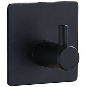 Linghhang - 4 Pack Self Adhesive Stainless Steel Towel Hooks for Hanging Towels and Clothes (Black) Linghhang - 4 Pack Self Adhesive Stainless Steel Towel Hooks for Hanging Towels and Clothes (Black)