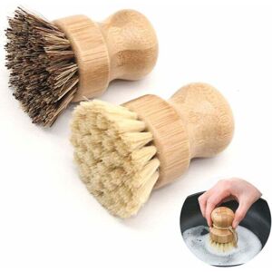 SNQ Bamboo Dish Brush, Wooden Dish Brush, Bristle Pot Brush, Mushroom Brush, Vegetable Brush, Pan Brush, Sink Brush, Round Scrub Brush, Kitchen Cleaning SNQ Bamboo Dish Brush, Wooden Dish Brush, Bristle Pot Brush, Mushroom Brush, Vegetable Brush, Pan Brush, Sink Brush, Round Scrub Brush, Kitchen Cleaning