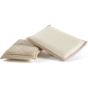 Memkey - Bamboo Sponge, Bamboo, Multi-Coloured, 13 x 9 x 2.5 cm, 2 Units Memkey - Bamboo Sponge, Bamboo, Multi-Coloured, 13 x 9 x 2.5 cm, 2 Units