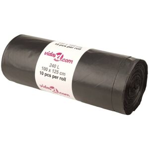 Bin Bags 150 pcs Black 240 l Vidaxl Bin Bags 150 pcs Black 240 l Vidaxl