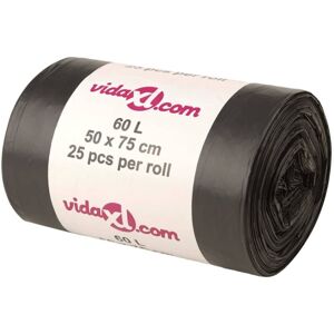 Bin Bags 250 pcs Black 60 l Vidaxl Bin Bags 250 pcs Black 60 l Vidaxl