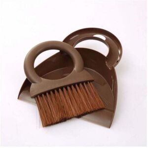 Ymyny - Brown) Dustpan and Brush Set Multifunctional Cleaning Tool Mini Round Handle Broom Dustpan Dustpan Dustpan for Home Kitchen mumu Ymyny - Brown) Dustpan and Brush Set Multifunctional Cleaning Tool Mini Round Handle Broom Dustpan Dustpan Dustpan for Home Kitchen mumu