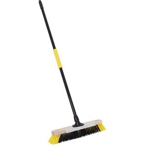 Bulldozer Soft Dual Fill Wooden Broom with Metal Handle 457mm (18in) BDZCOP43BY Bulldozer Soft Dual Fill Wooden Broom with Metal Handle 457mm (18in) BDZCOP43BY